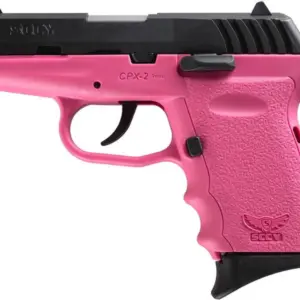 SCCY CPX-2 9mm Pink Pistol with Black Slide