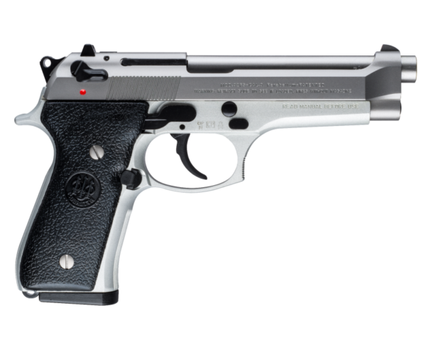 Beretta 92FS Inox Stainless 9mm 4.9″ Barrel 15-Rounds