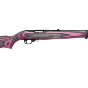 Ruger 10/22 22 LR Rimfire Carbine with Pink and Black