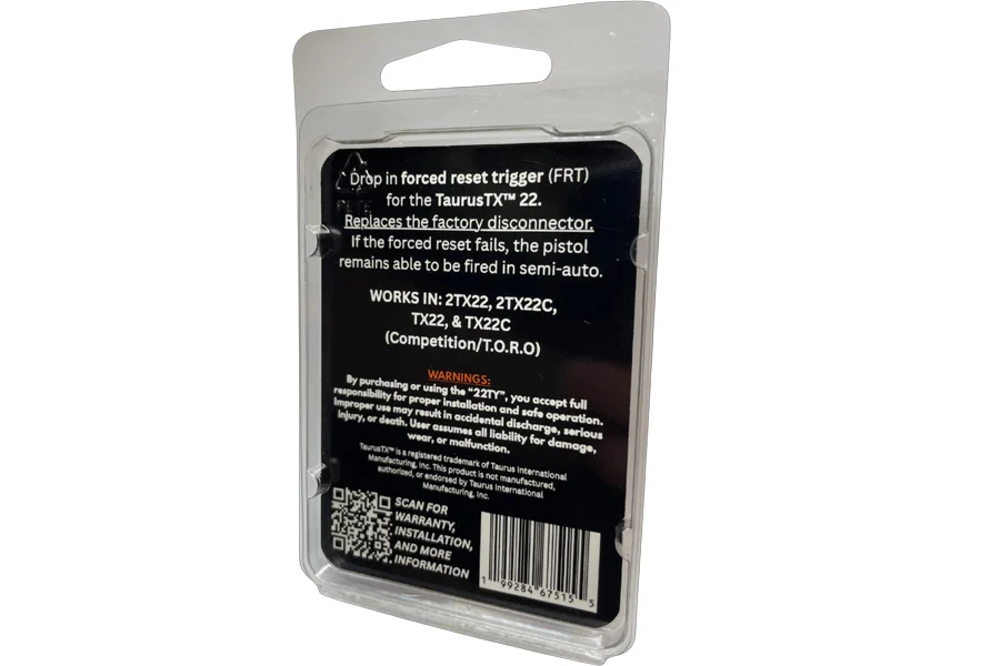 Taurus TX22 FRT Stainless Steel Forced Reset Trigger Kit
