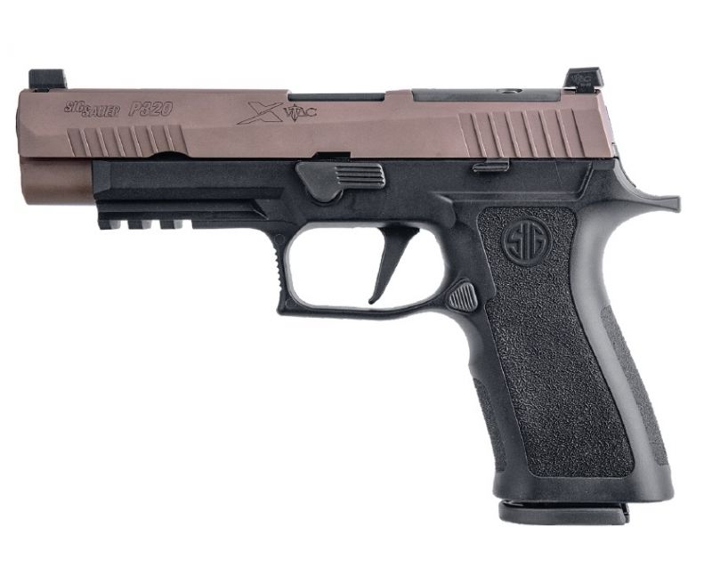 Sig Sauer P320 XSeries 9mm 4.7″ Barrel 17-Rounds FDE VTACK Day/Night Sights