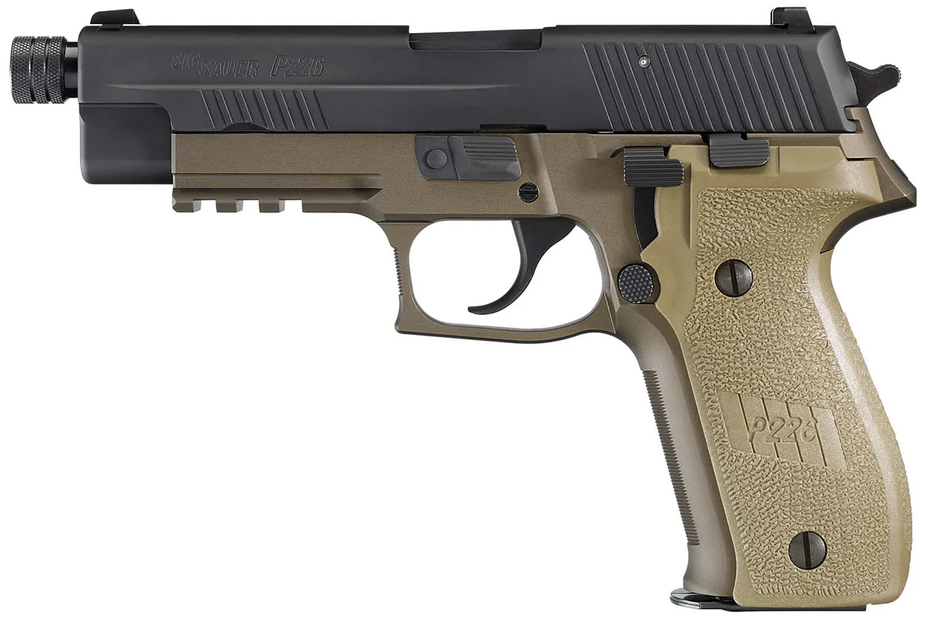 Sig Sauer P226 Combat 9mm FDE Pistol with Threaded