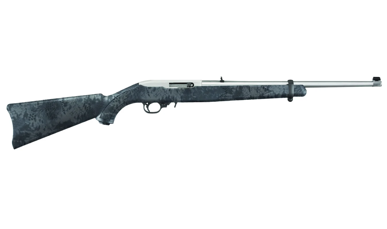 Ruger 10/22 Carbine 22LR with Blue Kryptek Typhon Stock