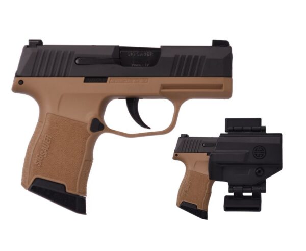 Sig Sauer P365 Flat Dark Earth 9mm 3.1″ Barrel 10-Rounds with Night Sights
