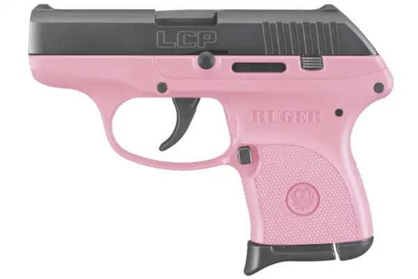 LCP 380ACP Centerfire Pistol with Pink Grip Frame