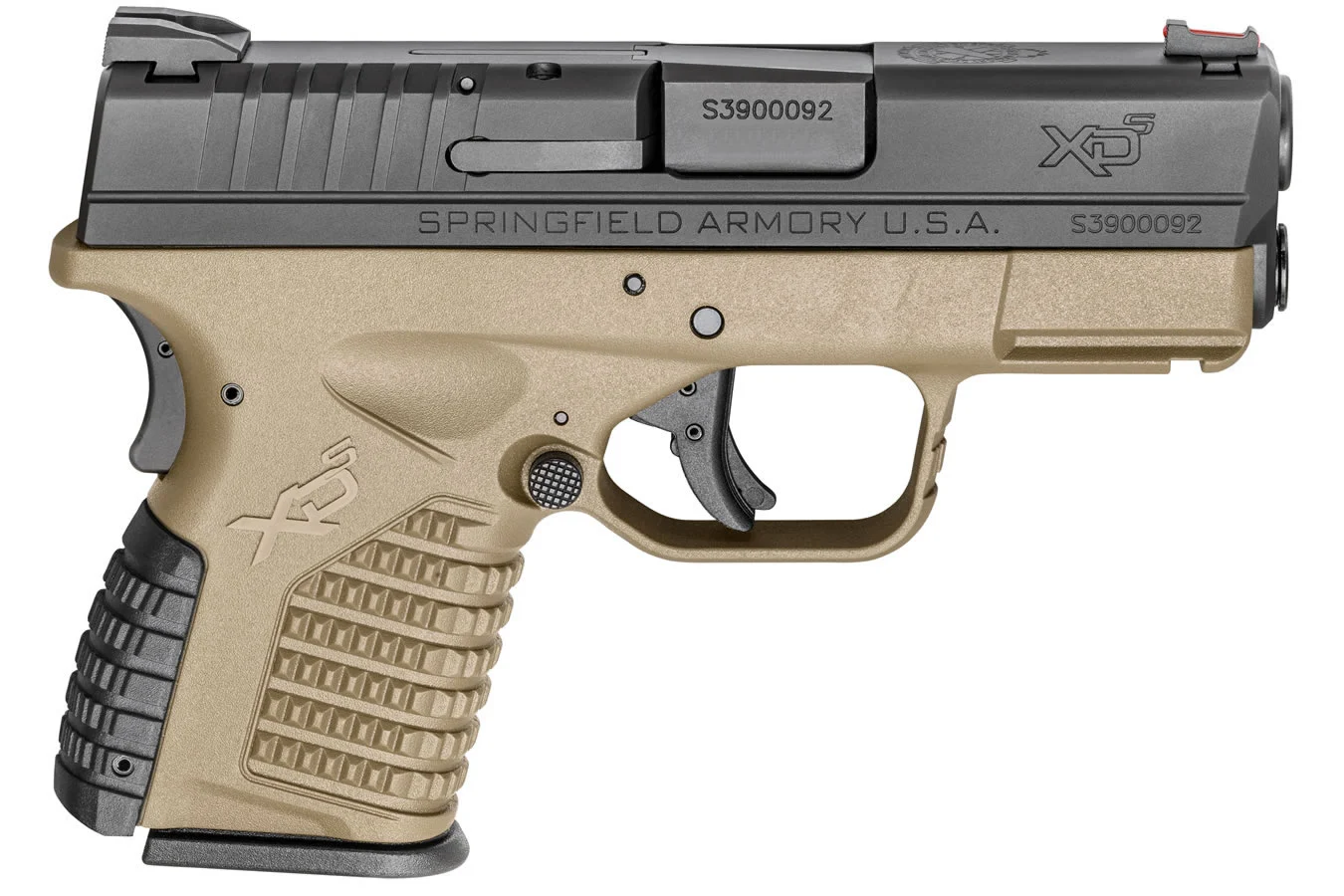 Springfield XDS 3.3 Single Stack 40 S&amp;W Flat Dark Earth