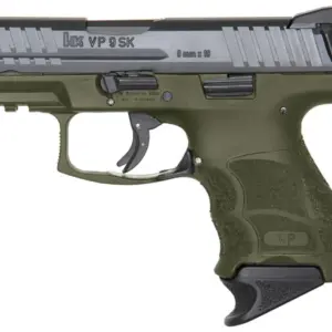 HK VP9 9mm Striker-Fired Pistol with OD Green Frame
