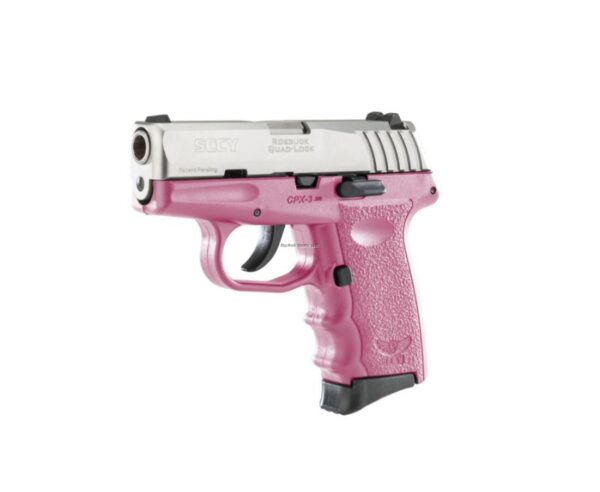 SCCY CPX-3 Series Pistol Pink .380 ACP 3.1″ 10-Round