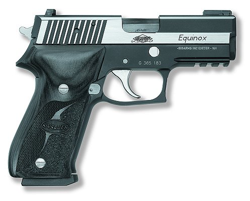 Sig Sauer P220 Equinox 45acp Centerfire Pistol with Night Sights