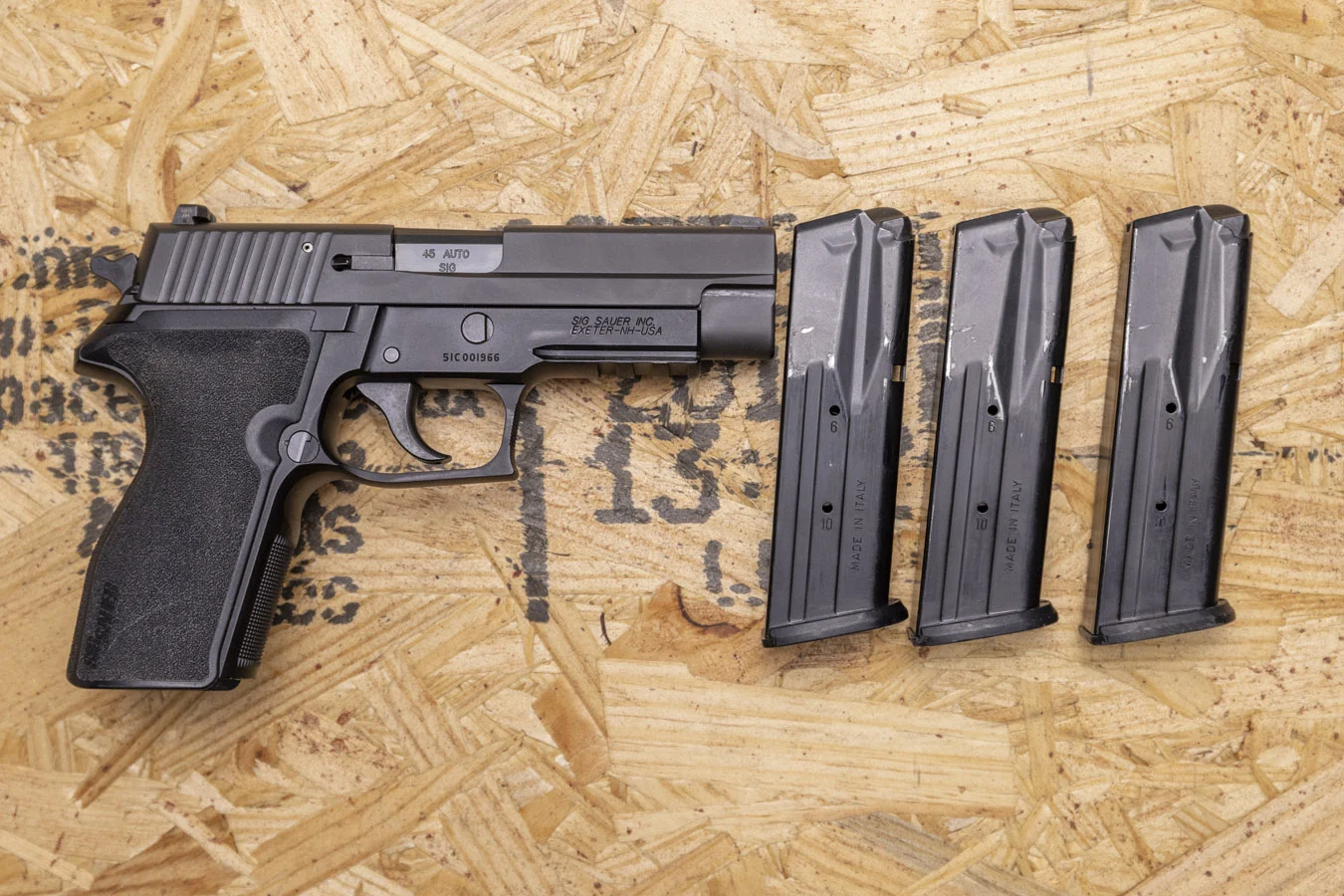 Sig Sauer P227 45 ACP DA/SA Police Trade-In Pistol