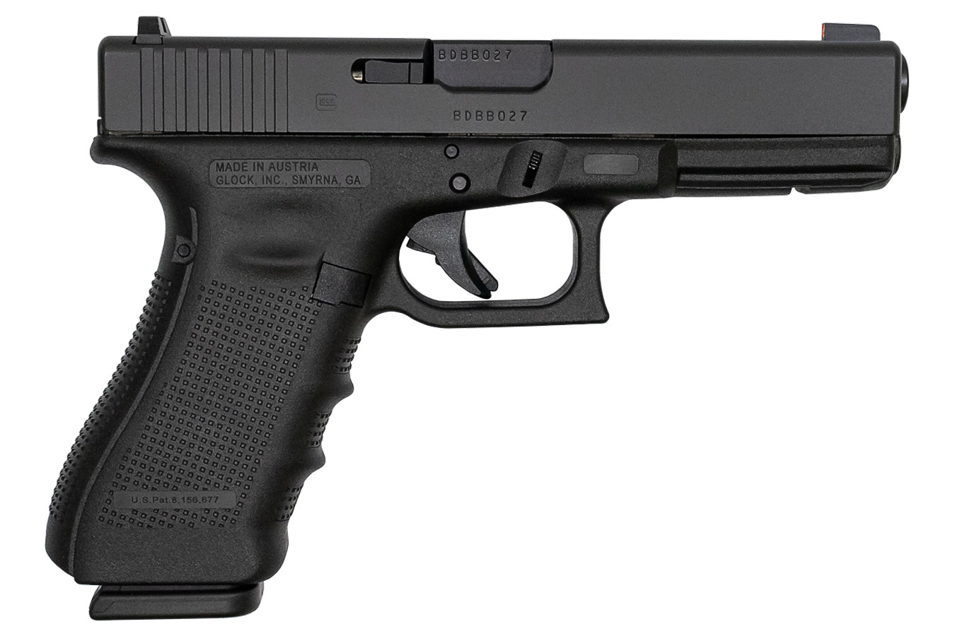 Glock 17 Gen4 ProGlo 9mm 17-Round Pistol with Front Night Sight