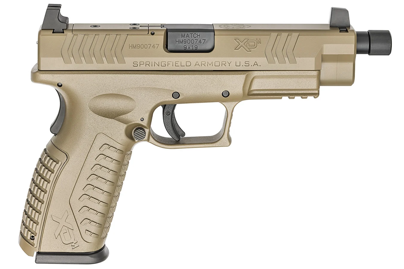 Springfield XDM OSP 9mm 4.5 Full-Size Desert FDE Pistol