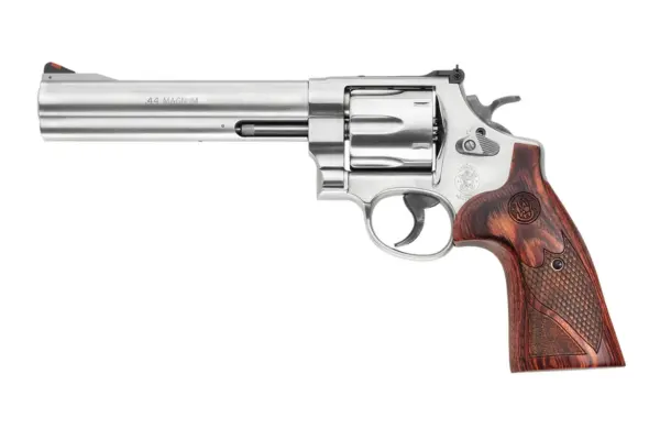Smith & Wesson 629 Deluxe 44 Magnum Revolver with Textured Wood Grips