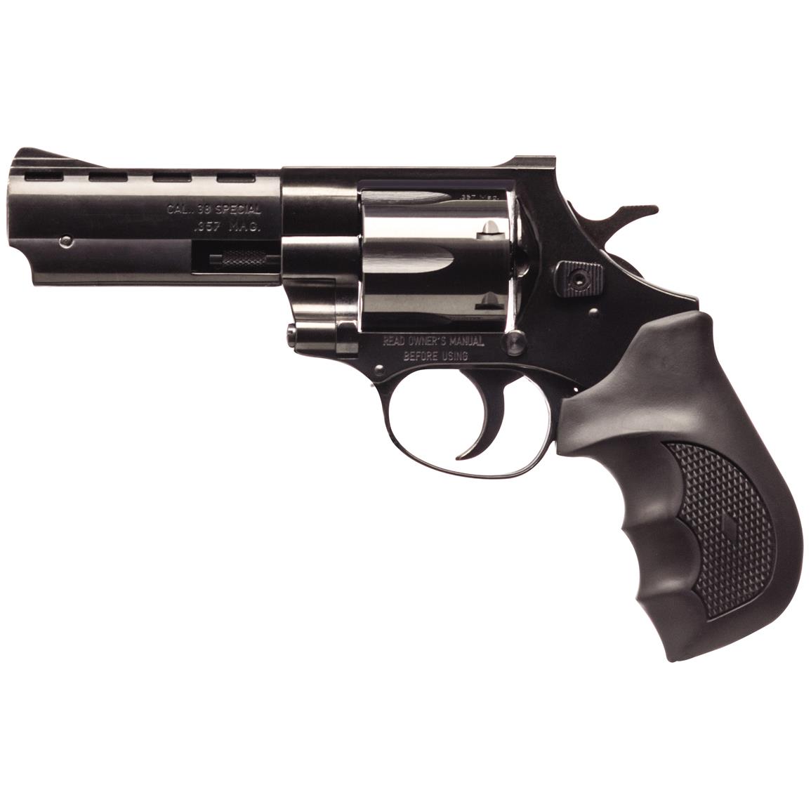Weihrauch Windicator 357 Magnum DA SA Revolver with Nickel Finish AND Rubber Grip