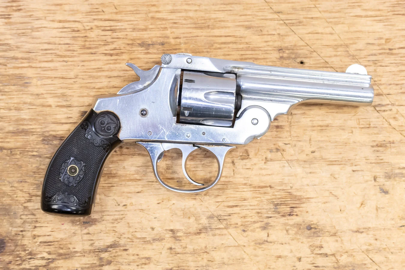Iver Johnson Top Break 32 SW 6-Shot Stainless Used