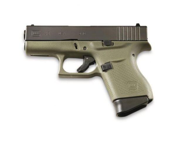 Glock G43FS Battlefield Green 9mm 3.39″ Barrel 6-Rounds