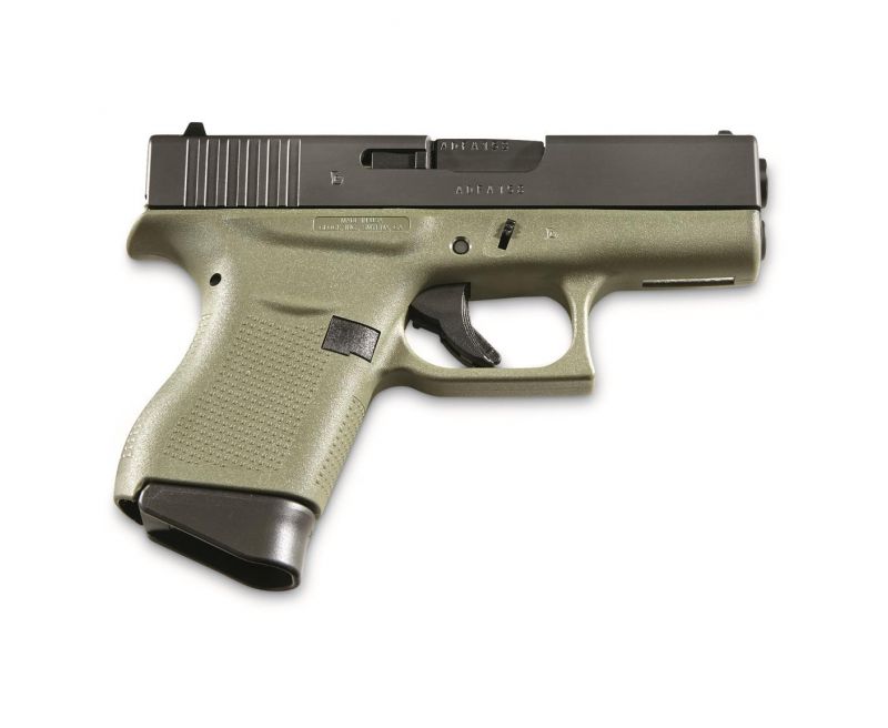 Glock G43FS Battlefield Green 9mm 3.39″ Barrel 6-Rounds