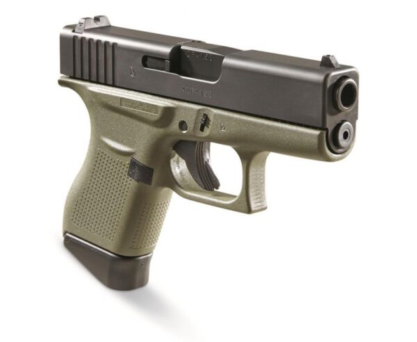 Glock G43FS Battlefield Green 9mm 3.39″ Barrel 6-Rounds