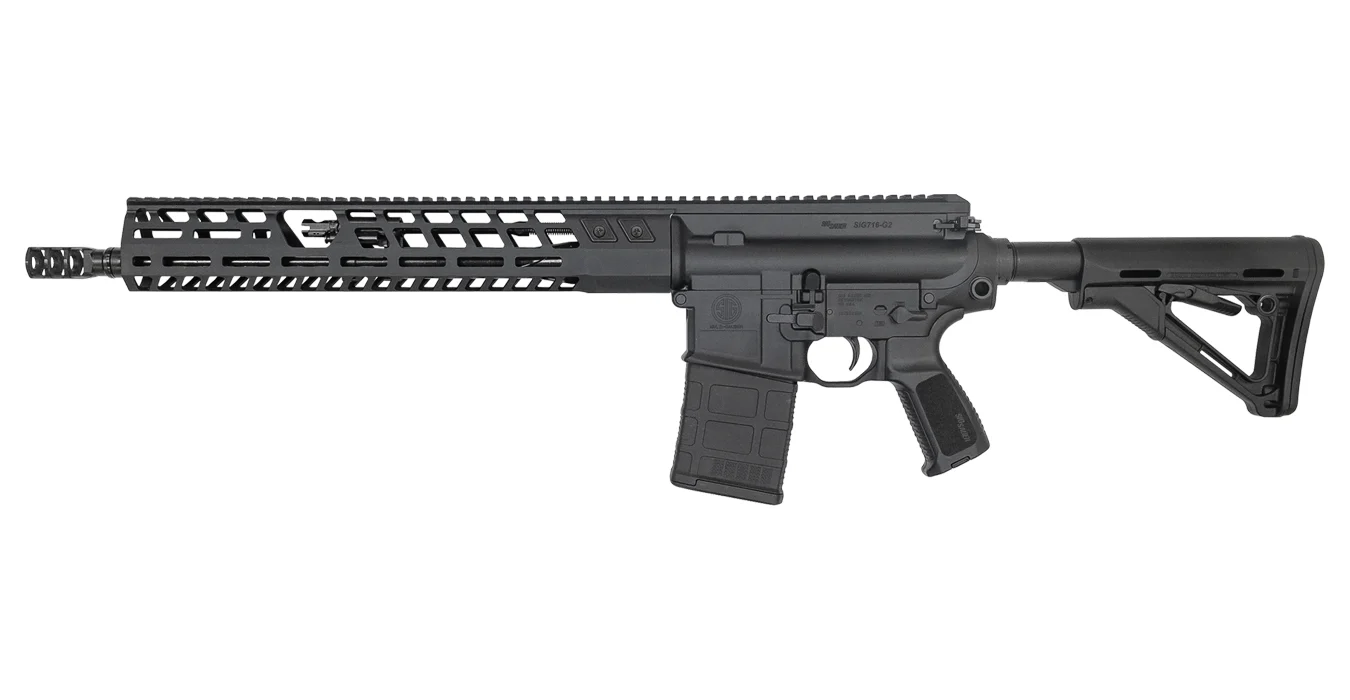 716g2 DMR 7 62x51mm AR 10 Rifle with M LOK Rail AND Black Finish