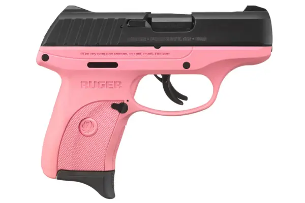 Ec9s 9mm Striker Fired Pistol with Pink Grip Frame AND Aluminum Cerakote Slide