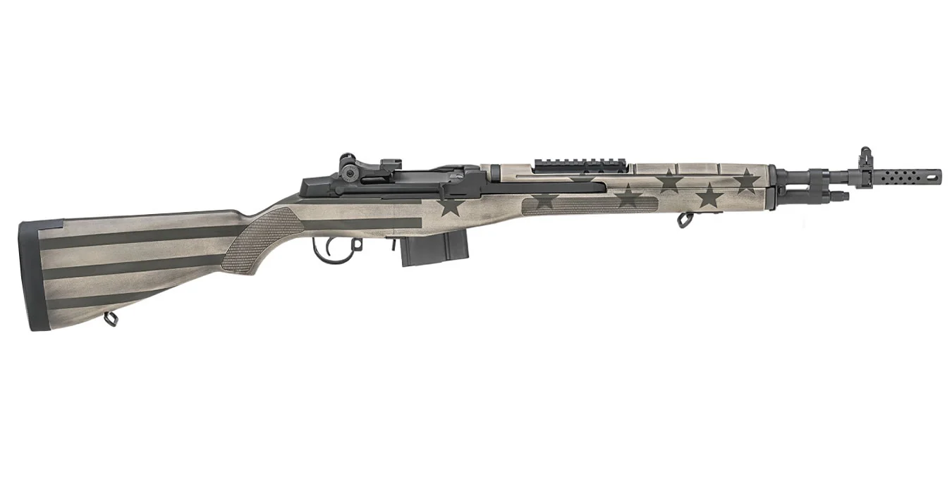 Springfield M1A Scout Squad 308 with Sand/OD Green