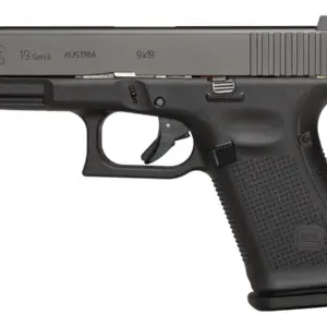 Glock 19 Gen5 9mm 15-Round Pistol with Night Sights