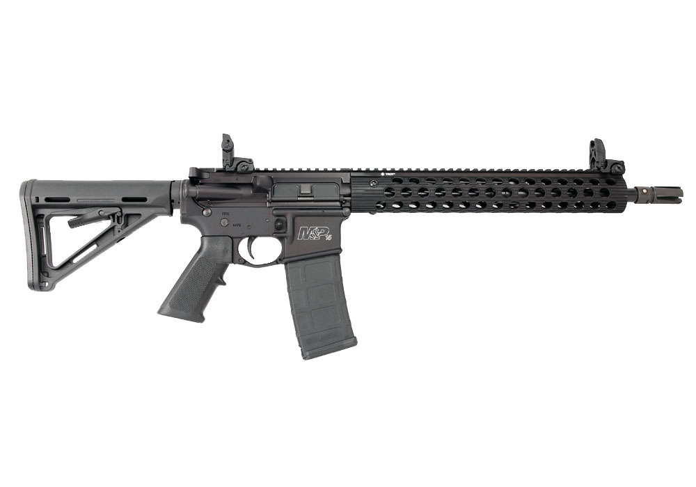 Smith &amp; Wesson MP 15ts 5 56mm Semi Auto Rifle with Troy Handguard