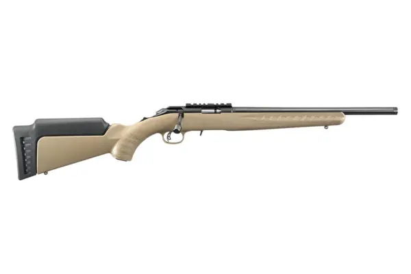 Ruger American Rimfire 17hmr Bolt Action Rifle with Carved American Farmer Stock