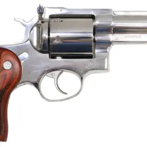 Ruger Redhawk 44 Rem Mag Stainless Revolver with 4