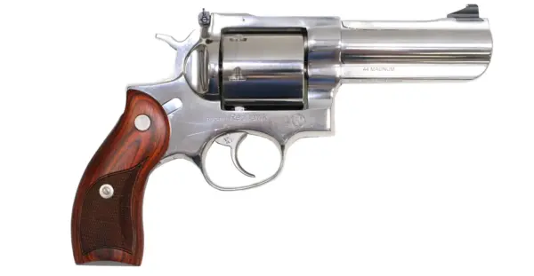 Ruger Redhawk 44 Rem Mag Stainless Revolver with 4
