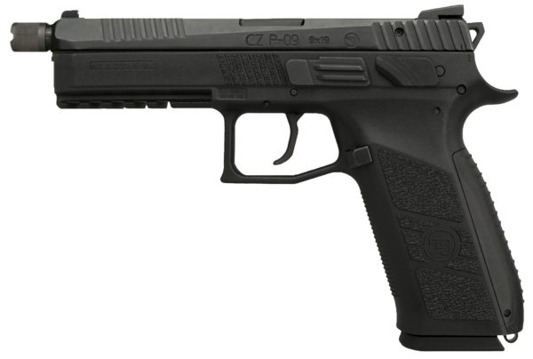 CZ P-09 Black 9MM 5.23-inch 19Rds w/ Threaded Barrel
