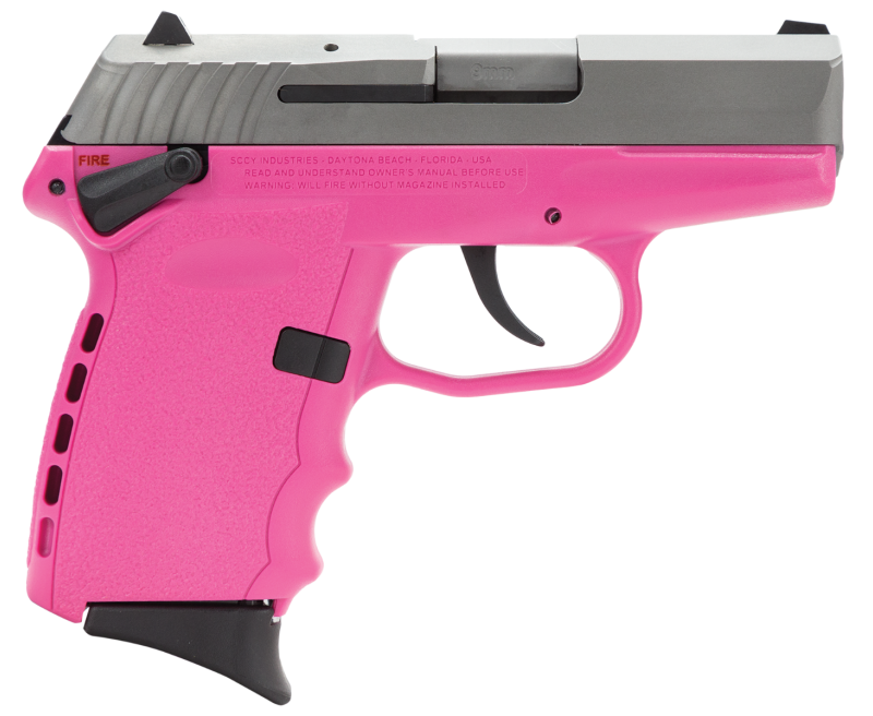 SCCY CPX-1-TTPK Pink 9mm 3.1-inch 10Rds DAO