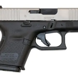 Glock 26 Gen5 9mm Pistol with Stainless PVD Slide