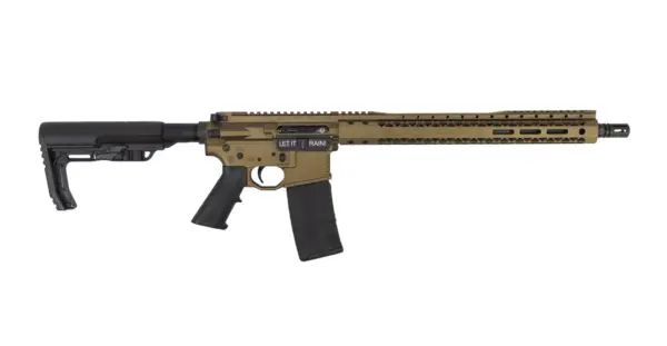 Black Rain Ordnance 5.56mm Billet AR-15 Rifle with Burnt