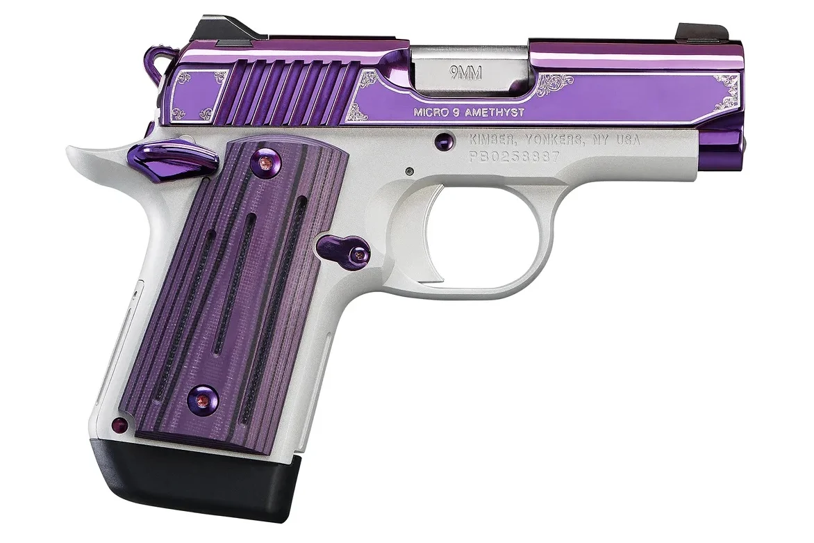 Kimber Micro 9 Amethyst 9mm Compact Pistol with Purple