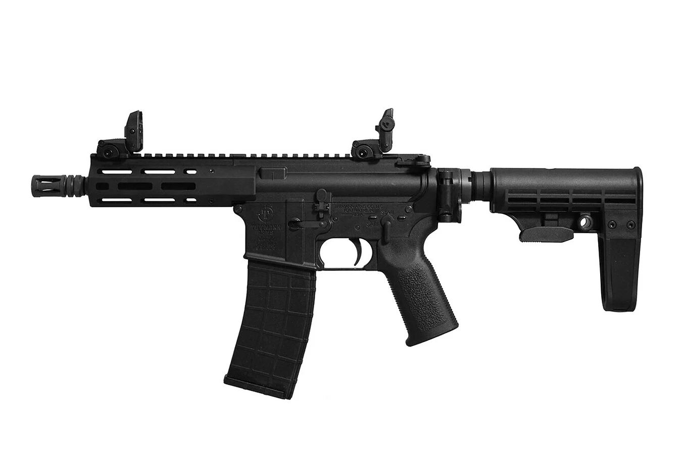 Tippmann M4 22 Micro Elite 22lr BUG OUT Pistol with Folding T5 ARM Brace
