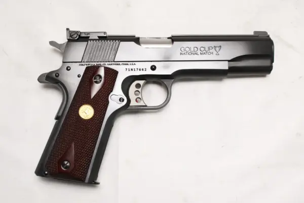 Colt 1911 National Match Gold Cup 45 ACP Centerfire Pistol