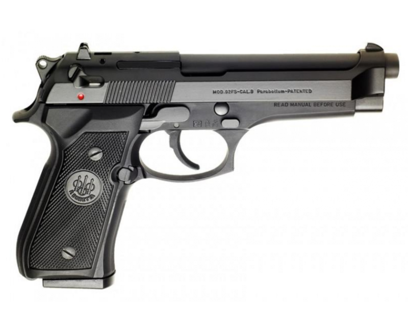 Beretta 92FS 9mm 4.9″ Barrel 3 x 15 RDs Magazines