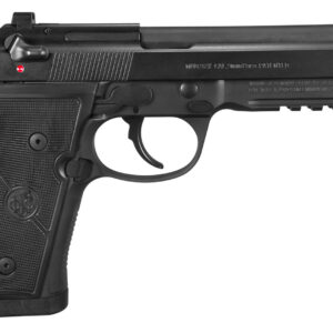Beretta 92X Full Size 9mm 4.7″ 15-Round Black Checkered Polymer Grips