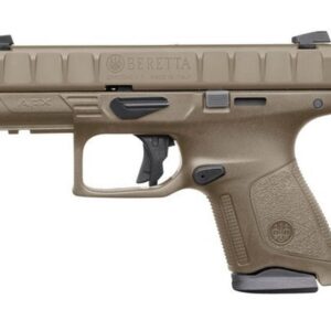Beretta APX Compact 9mm 3.70″ Barrel 13-Rounds FDE 3 Dot Removable Sight