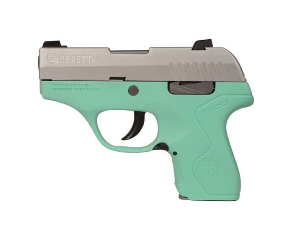 Beretta Pico Robin’s Egg Blue / Stainless .380 ACP 2.7-inch 6Rds