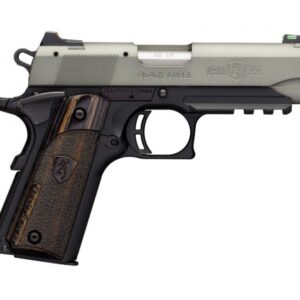 Browning 1911-22 Black Label Gray Compact with Rail .22 LR 3.625-Inch 10Rd