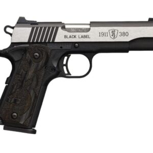Browning 1911-380 Black Label Medallion Pro Full-Size Matte Black / Stainless .380 ACP 4.25-inch 8Rds
