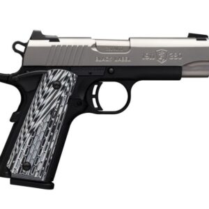 Browning 1911-380 Black Label Pro Compact Stainless / Black .380 ACP 3.625-inch 8Rd Night Sights