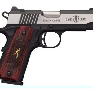 Browning 1911-380 Medallion Compact 380ACP SS/PLY 3.625-inch 8rd