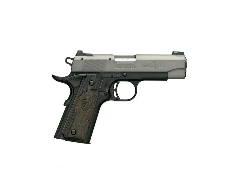 Browning 1911-22 Black Label Gray Compact Semi Auto Pistol 22 LR 3.625″ Barrel 10 Rounds