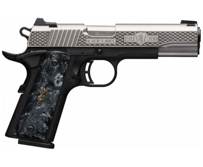 Browning Black Label High Grade 1911 .380ACP 3.62″ Barrel 8 Rounds Pearl