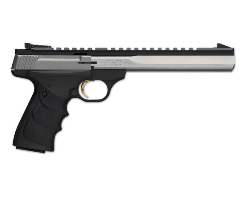 Browning Buck Mark Contour Stainless Ultragrip RX ambidextrous .22 LR 7.25-inch 10Rd
