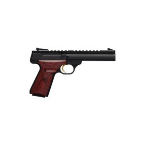 Browning Buck Mark Field Target Matte Black / Rosewood .22 LR 5.5-inch 10Rd Threaded Barrel