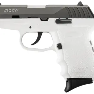 SCCY CPX-2 9mm White Pistol with Carbon Slide